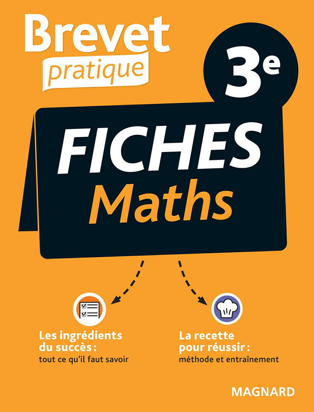 Brevet Pratique Fiches Maths 3e Brevet 2024 - Stéphane Renouf - Magnard