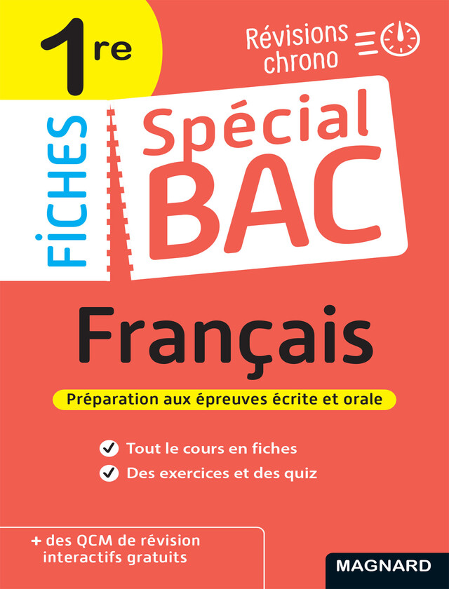 Spécial Bac Fiches Français 1re Bac 2024 - Sylvie Coly - Magnard