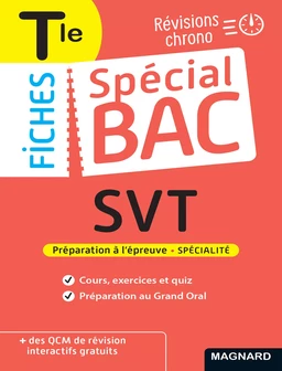 Spécial Bac Fiches SVT Tle Bac 2025