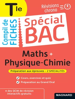 Spécial Bac Compil de Fiches Maths-Physique-Chimie Tle Bac 2025