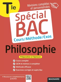 Spécial Bac 2025 : Philosophie - Tle - Cours, méthode, exos