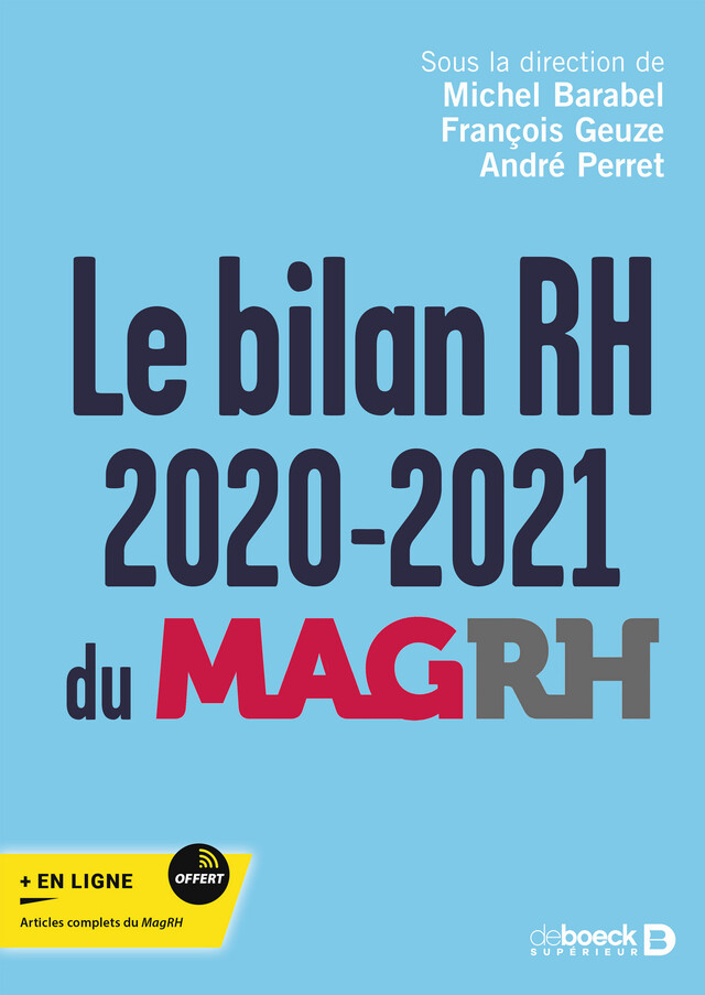 Le bilan RH 2020-2021 du MagRH - Michel Barabel, François Geuze, André Perret - De Boeck Supérieur