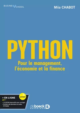 Python : Pour le management, l'économie et la finance