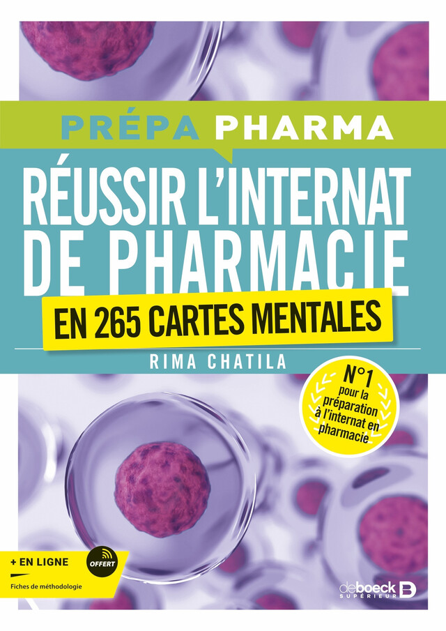 Réussir l'internat de pharmacie en 265 cartes mentales - Rima Chatila - De Boeck Supérieur