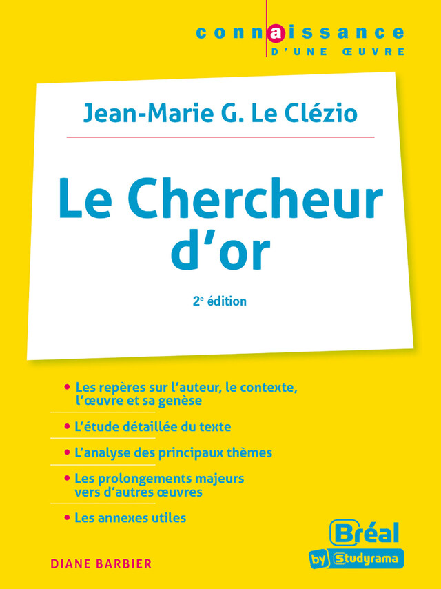 Le Chercheur d'or - Jean-Marie G. Le Clézio - Diane Barbier - Bréal