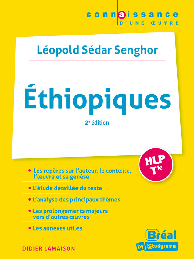 Éthiopiques - Léopold Sédar Senghor - Didier Lamaison - Bréal