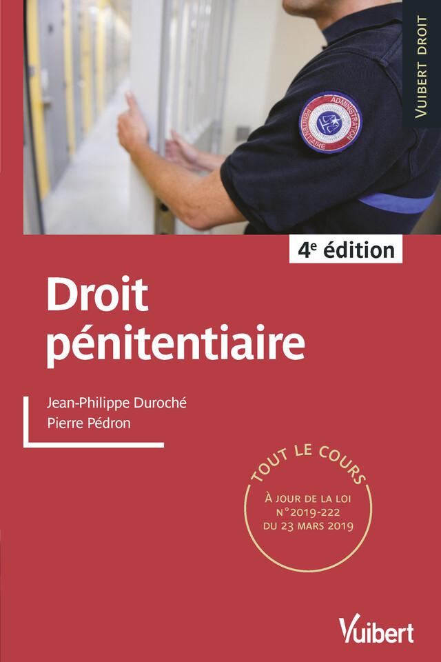 Droit pénitentiaire - Pierre Pedron, Jean-Philippe Duroché - Vuibert