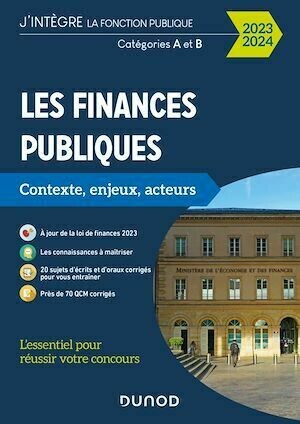 Les finances publiques 2023-2024 - Philippe Boucheix - Dunod
