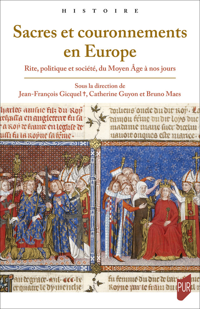 Sacres et couronnements en Europe -  - Presses universitaires de Rennes
