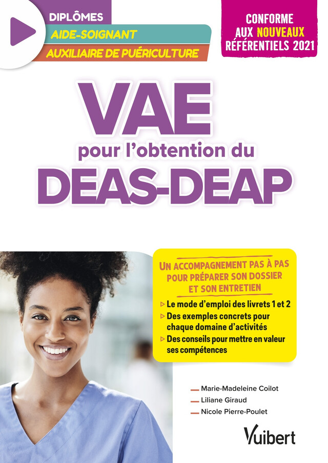 VAE pour l'obtention du DEAS et du DEAP - Marie-Madeleine Coilot, Liliane Giraud, Nicole Pierre Poulet - Vuibert