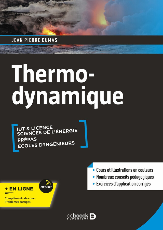 Thermodynamique - Jean-Pierre Dumas - De Boeck Supérieur