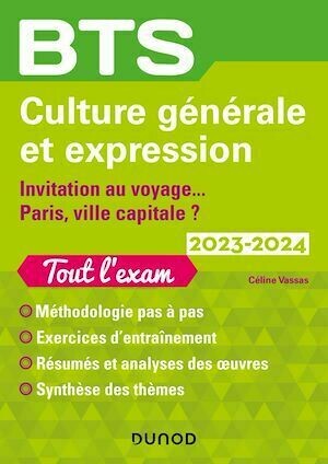 BTS Culture générale et Expression 2023-2024 - Céline Vassas - Dunod