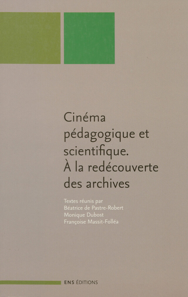 Cinéma pédagogique et scientifique -  - ENS Éditions