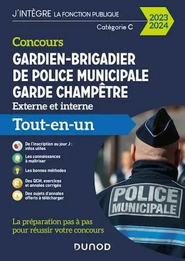 Concours Gardien-brigadier de police municipale - Garde champêtre - 2023-2024