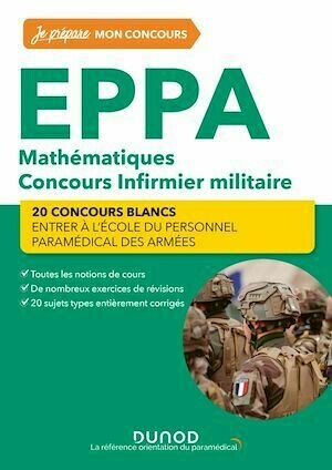 EPPA - Mathématiques - Concours Infirmier militaire - Antoine Broudin - Dunod