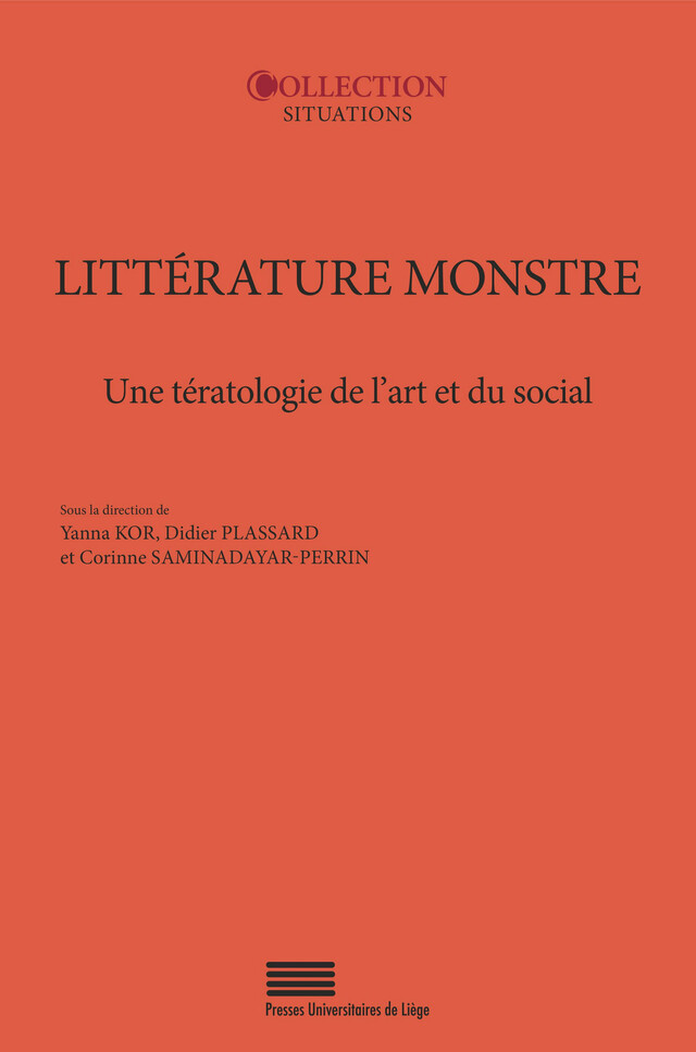 Littérature monstre -  - Presses universitaires de Liège