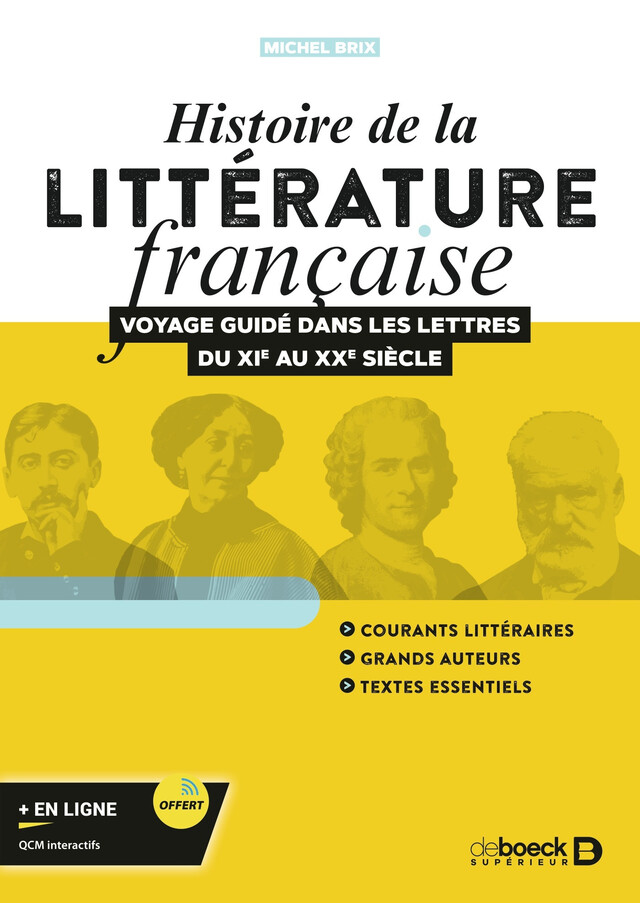 Histoire de la littérature française - Michel Brix - De Boeck Supérieur