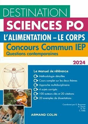 Destination Sciences Po Questions contemporaines 2024 - Concours commun IEP - Grégory Bozonnet, Antonin Dacos, Hugo Fer, Benoît Weinachter - Armand Colin