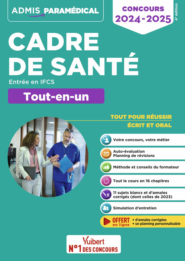 Concours Cadre de santé - Entrée en IFCS - Tout-en-un - Josseline Jacques, Mandi Gueguen - Vuibert