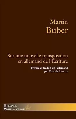 Sur une nouvelle transposition en allemand de l'Écriture