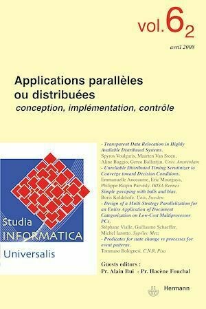 Studia Informatica Universalis n°6.2. Applications parallèles ou distribuées - Ivan Lavallée - Hermann