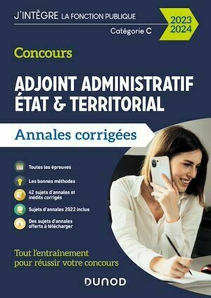 Concours Adjoint administratif Etat & Territorial -  Collectif - Dunod