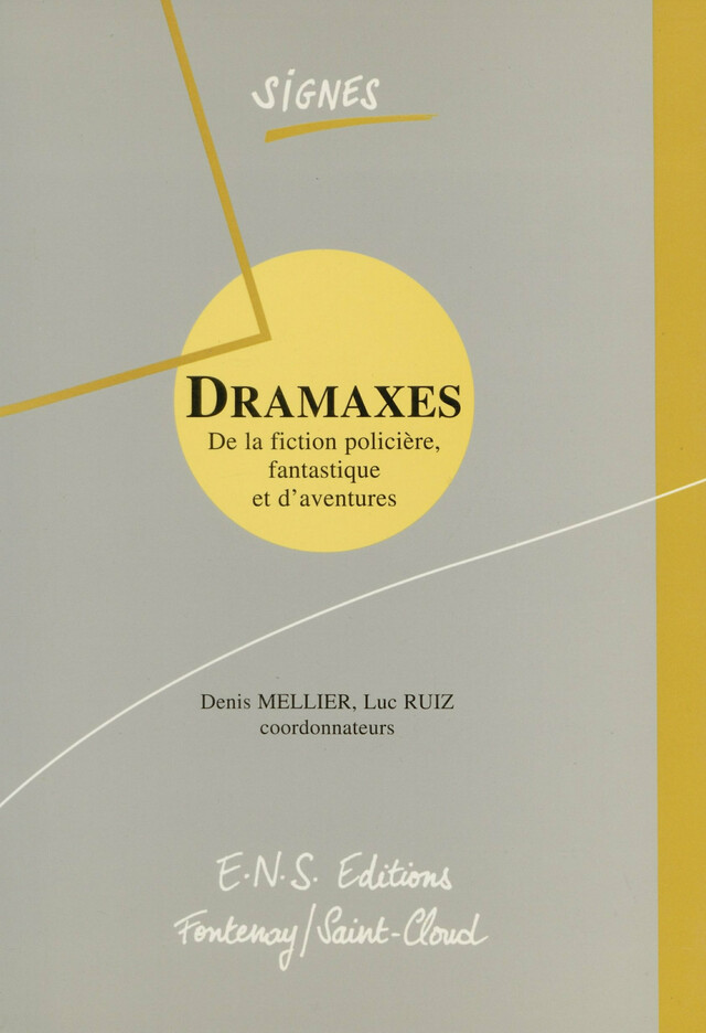 Dramaxes -  - ENS Éditions