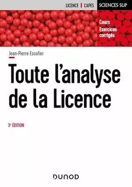 Toute l'analyse de la Licence - 3e éd.