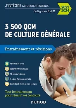 3500 QCM de culture générale - 2023-2024