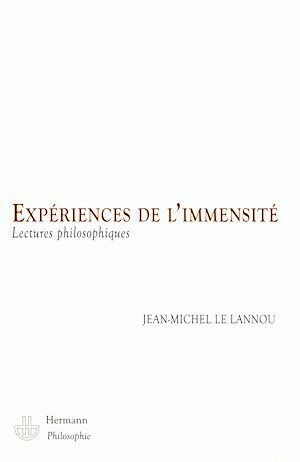 Expériences de l'immensité - Jean-Michel Le Lannou - Hermann