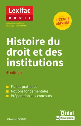 Histoire du droit et des institutions