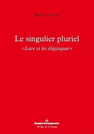 Le singulier pluriel - René Corona - Hermann