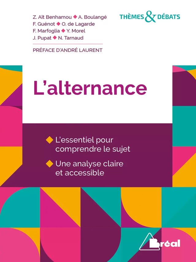 L'alternance - Z. Aït Benhamou, Aldric Boulangé, Frédérique Guénot, Francis Marfoglia, Yves Morel, Jérôme Pupat, Nicolas Tarnaud, Olivier de Lagarde - Bréal