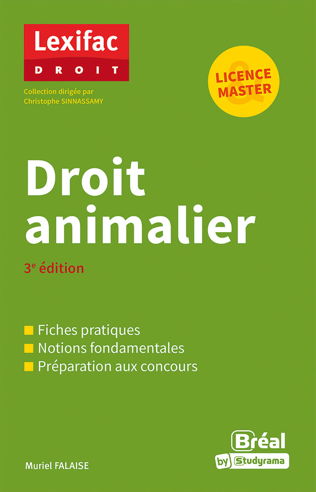 Droit animalier - Licence, Master - Muriel Falaise - Bréal