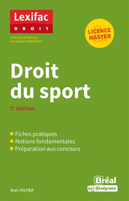 Droit du sport - Licence, Master