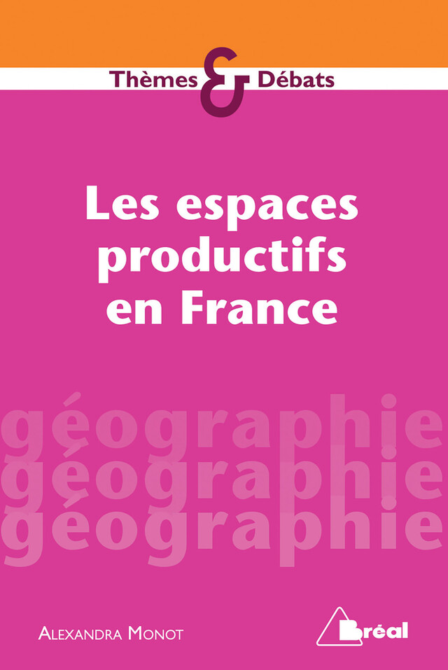 Les espaces productifs en France - Alexandra Monot - Bréal
