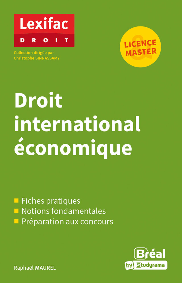 Droit international économique - Licence, Master - Raphaël Maurel - Bréal