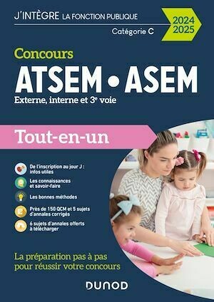 Concours ATSEM ASEM  - 2024-2025 - Corinne Pelletier - Dunod