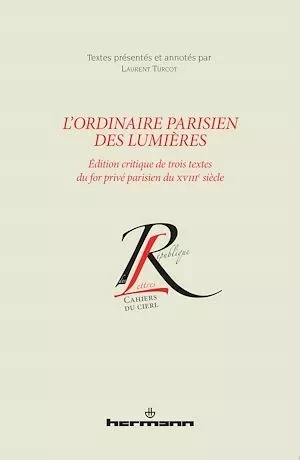 L'ordinaire parisien des Lumières - Laurent Turcot - Hermann