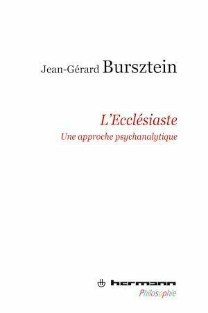 L'Ecclésiaste - Jean-Gérard Bursztein - Hermann