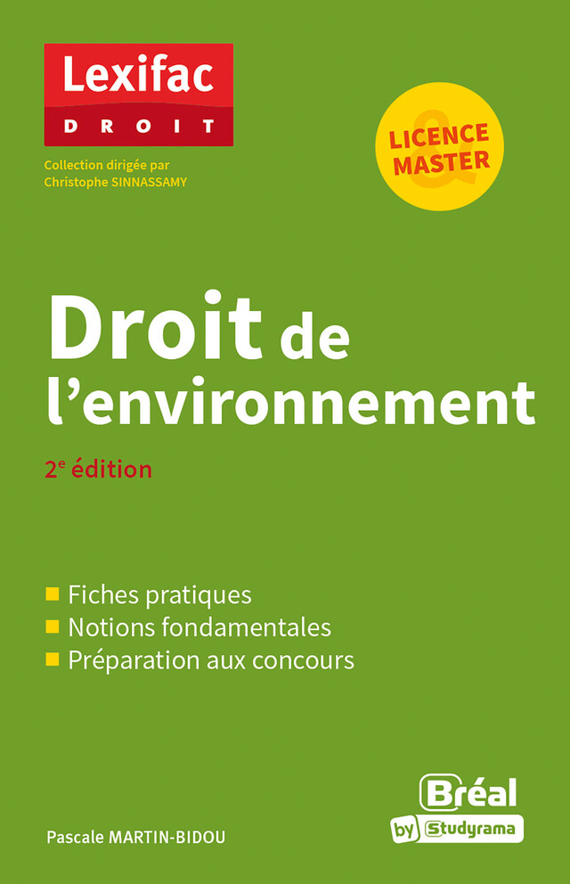Droit de l'environnement - Licence, Master - Pascale Martin-Bidou - Bréal
