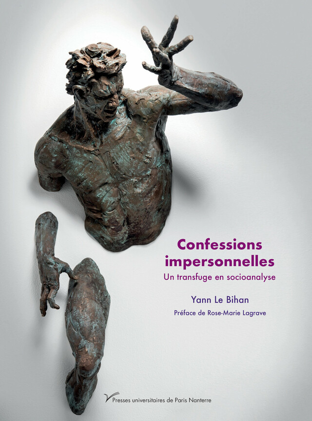 Confessions impersonnelles - Yann le Bihan - Presses universitaires de Paris Nanterre