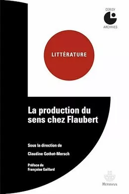 La production du sens chez Flaubert