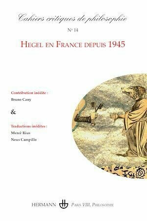 Cahiers critiques de philosophie n°14 - Bruno Cany - Hermann