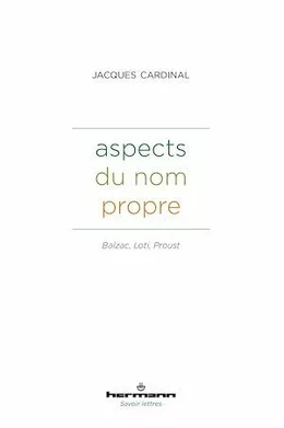 Aspects du nom propre