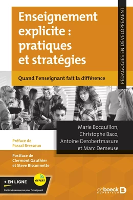 Enseignement explicite : pratiques et stratégies