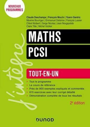 Maths PCSI - 2e éd. -  Collectif - Dunod