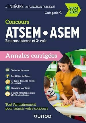 Concours ATSEM/ASEM - Corinne Pelletier - Dunod