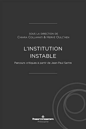 L'institution instable - Chiara Collamati - Hermann
