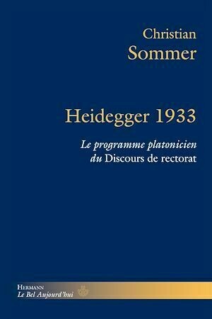 Heidegger 1933 - Christian Sommer - Hermann